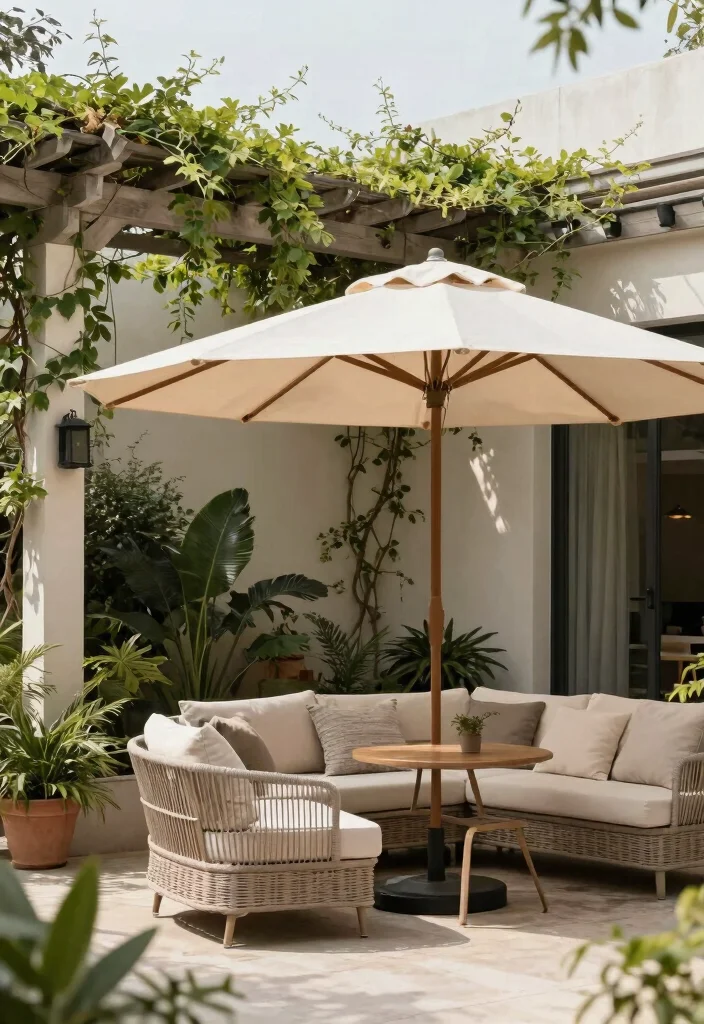 10 High End Luxury Patio Decor Inspiration for a Pro Look 7. Elegant Shade Solutions 0