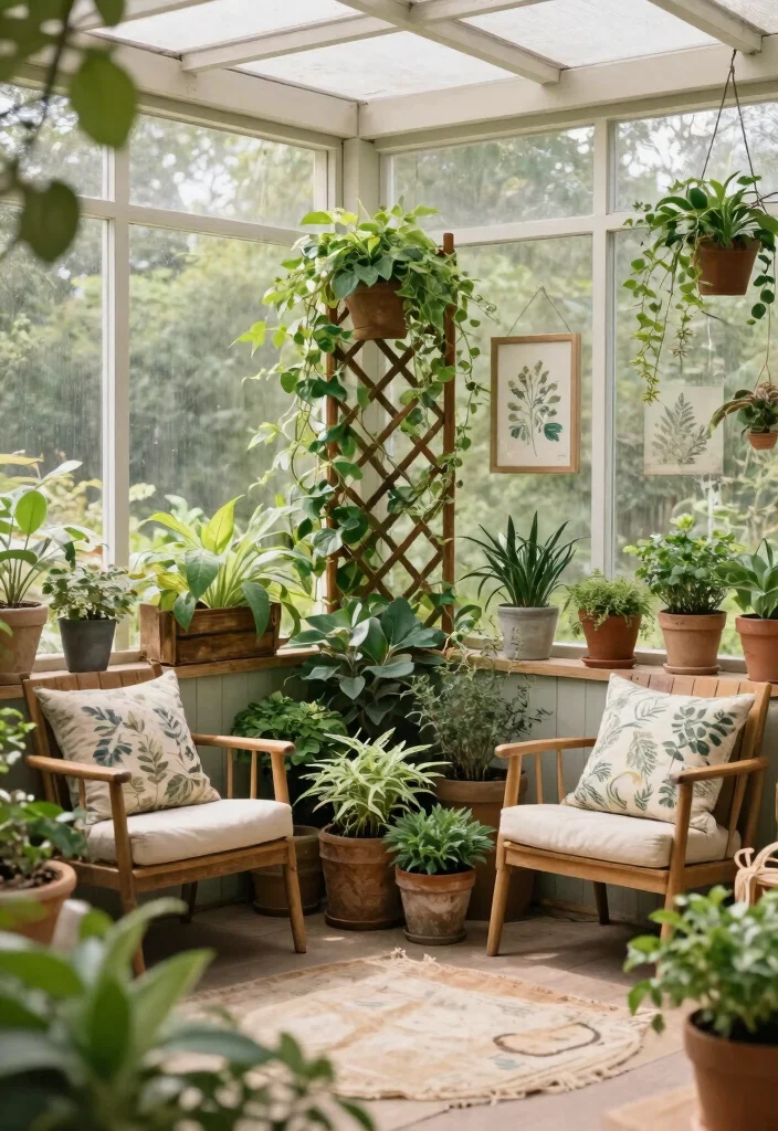 10 Serene Screened In Patio Ideas for Bug Free Living 8. Charming Garden Room 0