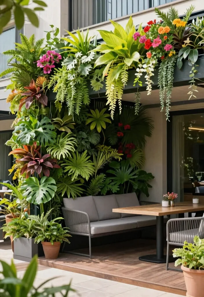 10 Stylish Deck Awning Ideas for a Functional Outdoor Space 9. Vertical Garden Awnings for a Living Wall 0