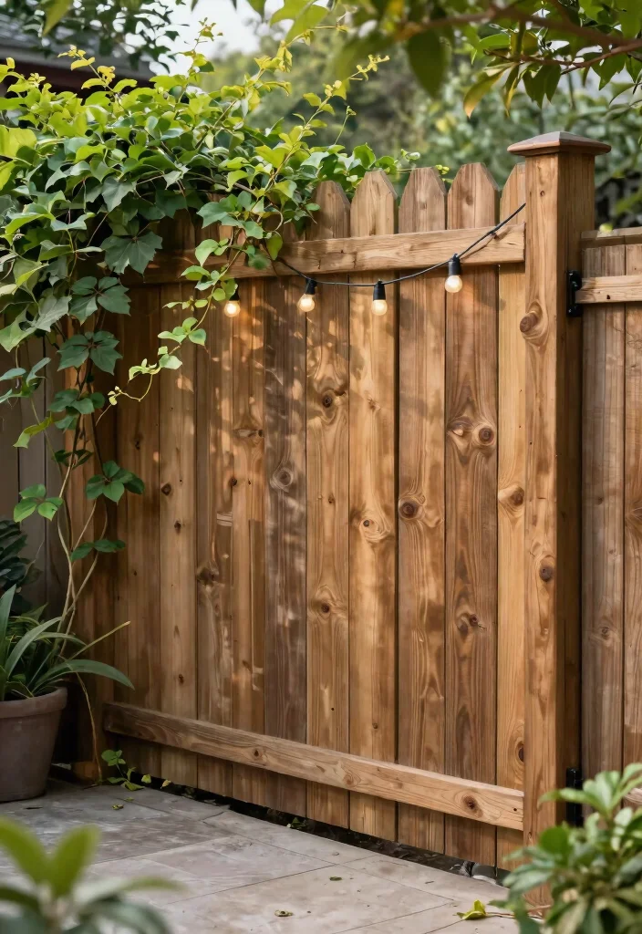 10 Warm Wooden Patio Decor Ideas for a Natural Look 6. Eco Friendly Wooden Fencing 0