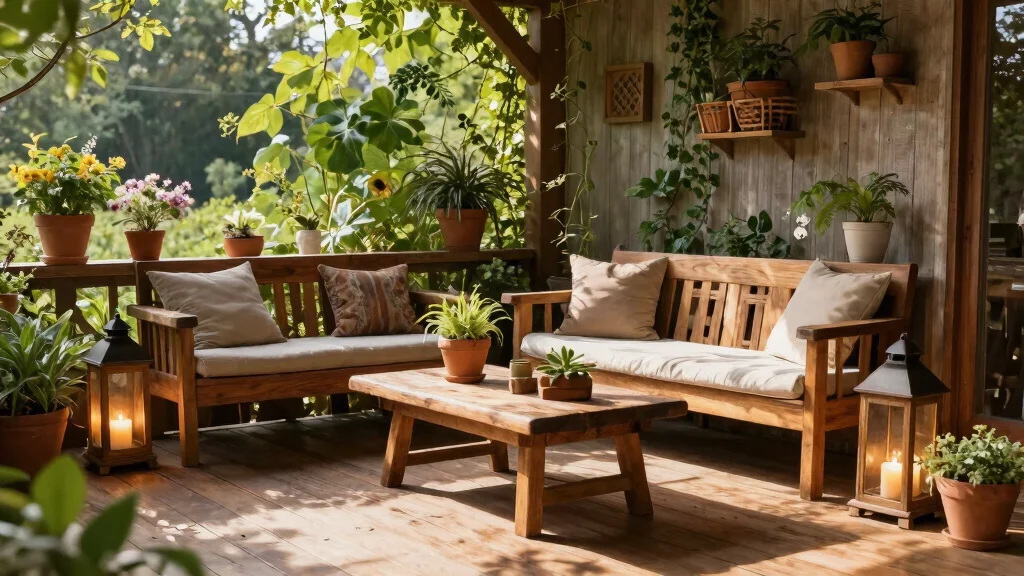 10 Warm Wooden Patio Decor Ideas for a Natural Look