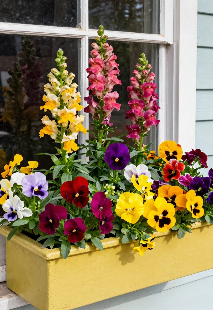 11 Best Fall Outdoor Window Box Ideas for Your Porch 7. Fall Color Burst with Annuals 0