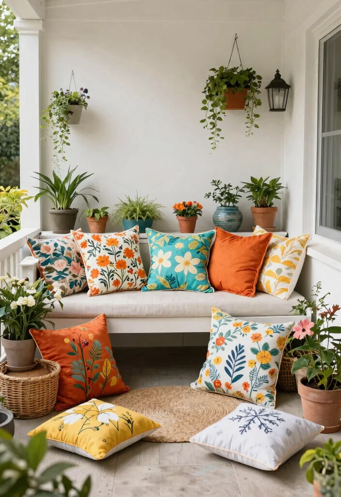 11 Best Patio Deck Ideas and Decor for Small Spaces 10. Seasonal Decor for Freshness 0