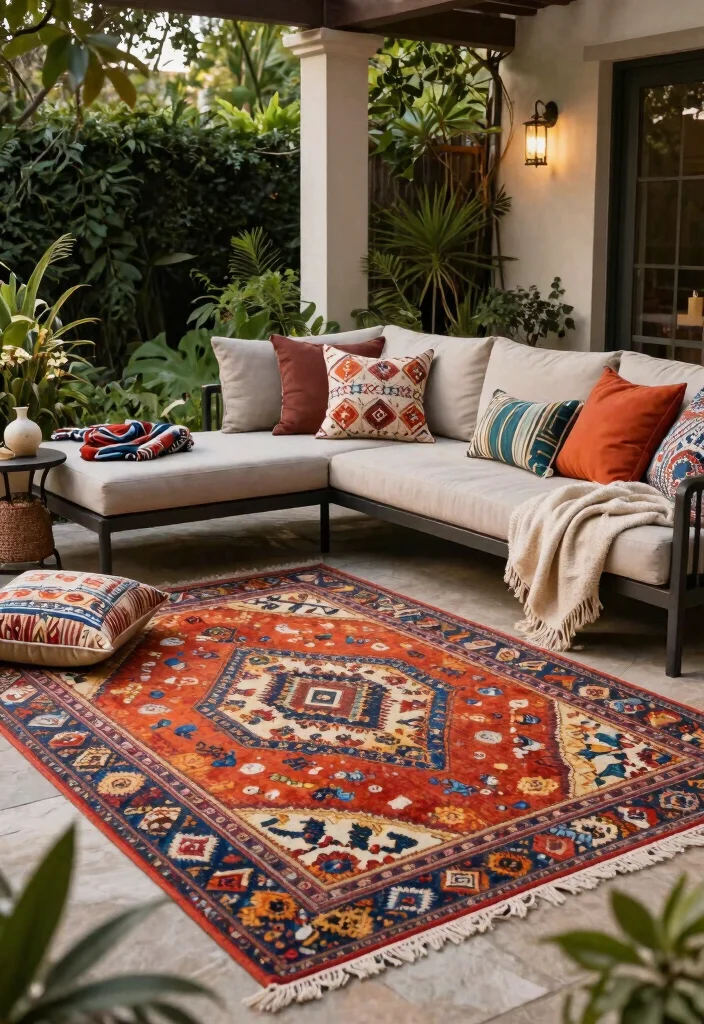 11 Best Patio Deck Ideas and Decor for Small Spaces 6. Layered Textiles for Comfort 0