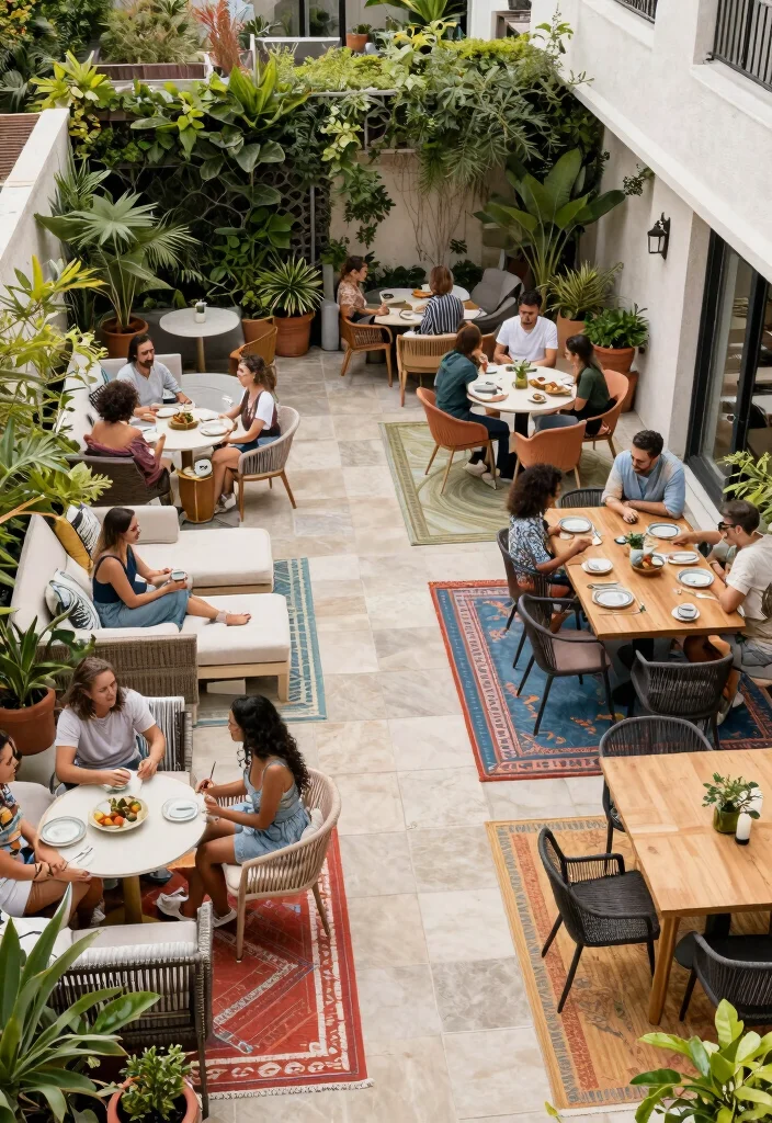 11 Best Patio Seating Decor Ideas for Large Gatherings 10. Creating Zones 0