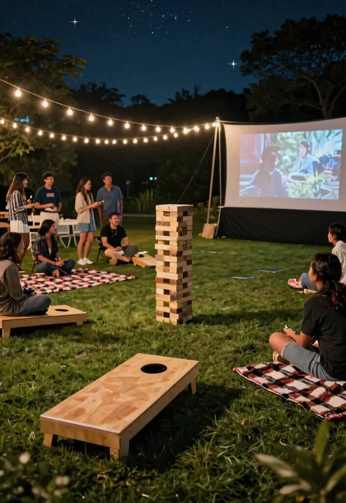 11 Best Patio Seating Decor Ideas for Large Gatherings 8. Fun Games and Activities 0