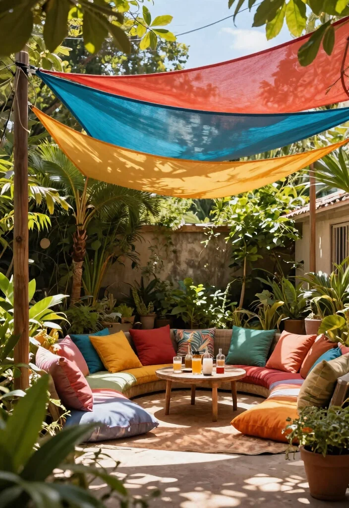 11 Practical DIY Awning Ideas for a Shady Backyard 6. Shade Cloth Setup 0