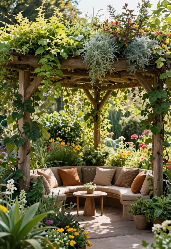 12 Beautiful Awning Canopy Ideas to Upgrade Your Patio 4. Living Green Canopy 0
