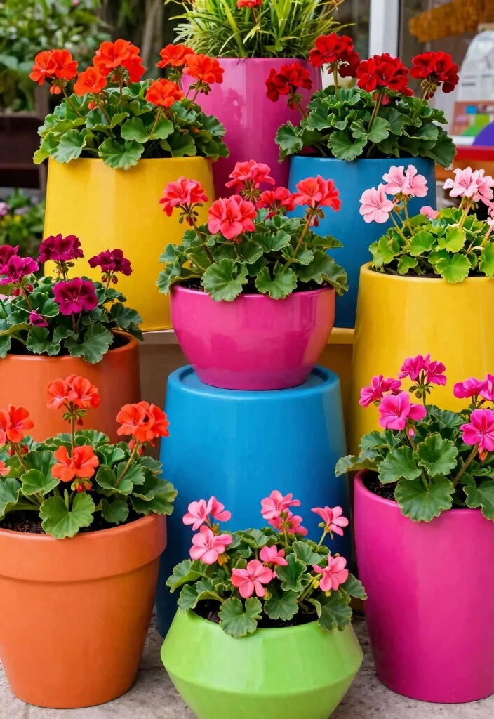 12 Best Creative Window Box Ideas You Havent Seen 10. Color Blocked Planters 0
