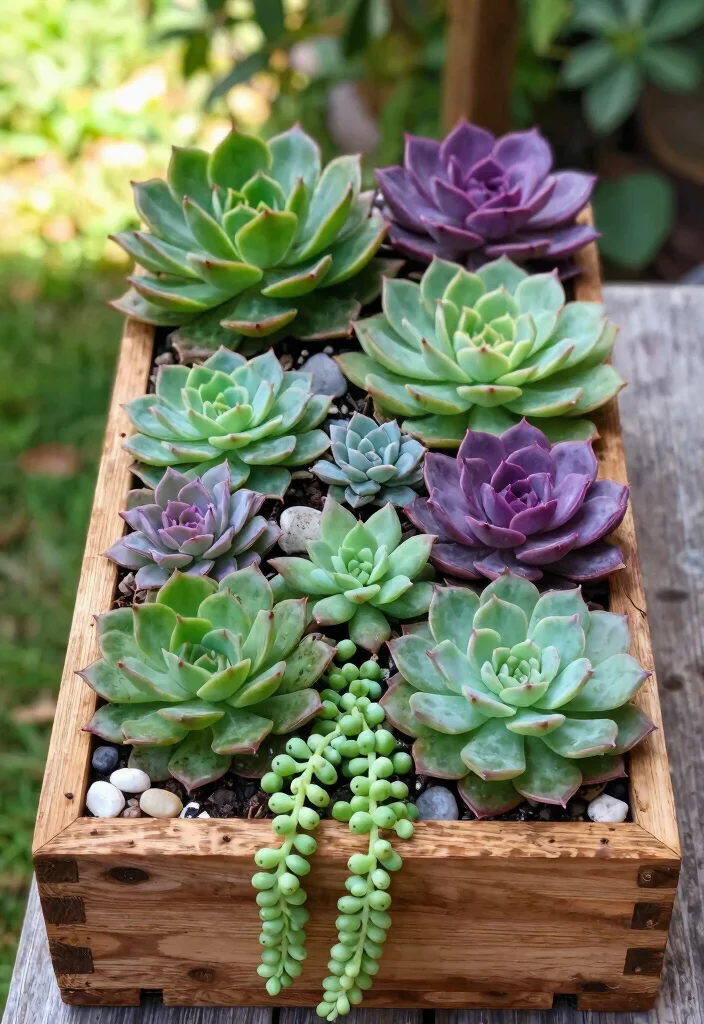 12 Best Creative Window Box Ideas You Havent Seen 2. Vertical Succulent Display 0
