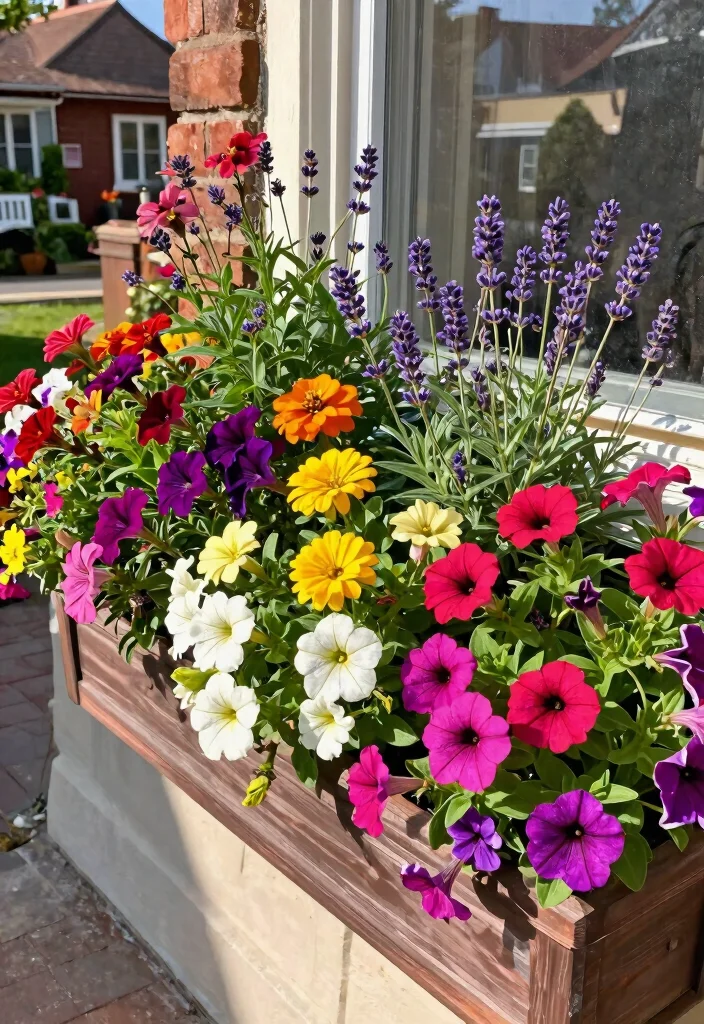 12 Best Creative Window Box Ideas You Havent Seen 3. Colorful Annuals and Perennials 0