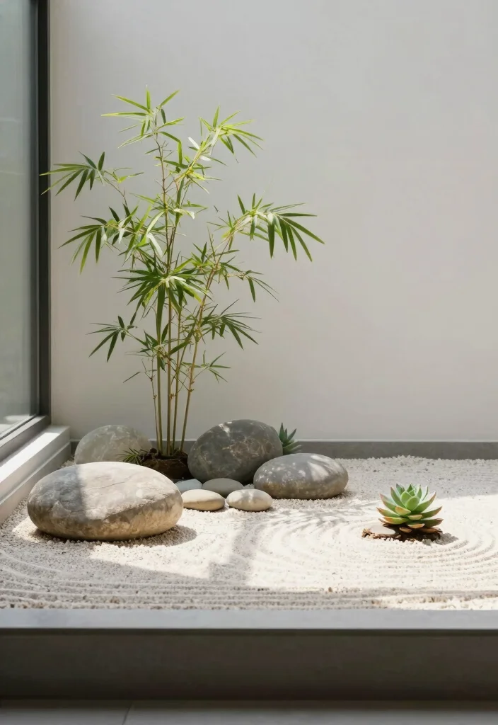 12 Best Creative Window Box Ideas You Havent Seen 7. Minimalist Zen Garden 0