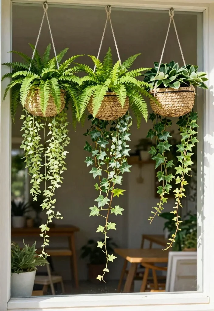 12 Best Creative Window Box Ideas You Havent Seen 9. Hanging Straw Baskets 0