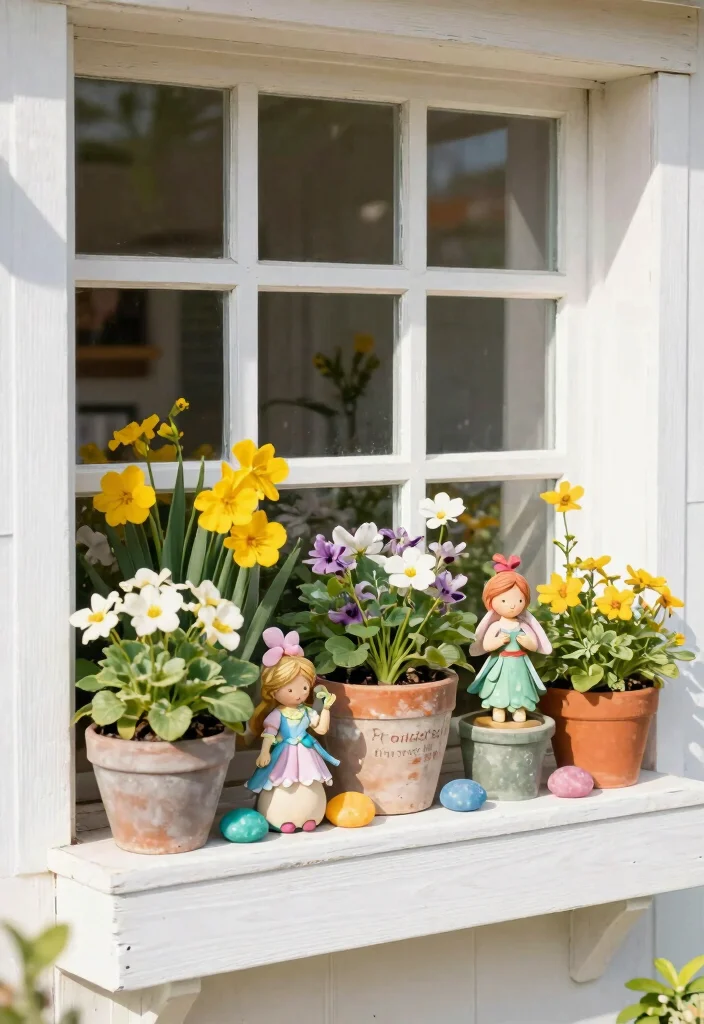 12 Creative Window Box Decorating Ideas by Season 11. Whimsical Touches Add Playfulness 0