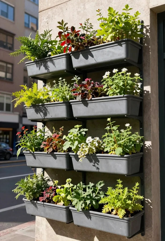 12 Creative Window Box Decorating Ideas by Season 5. Vertical Garden Vibe Maximizing Space 0