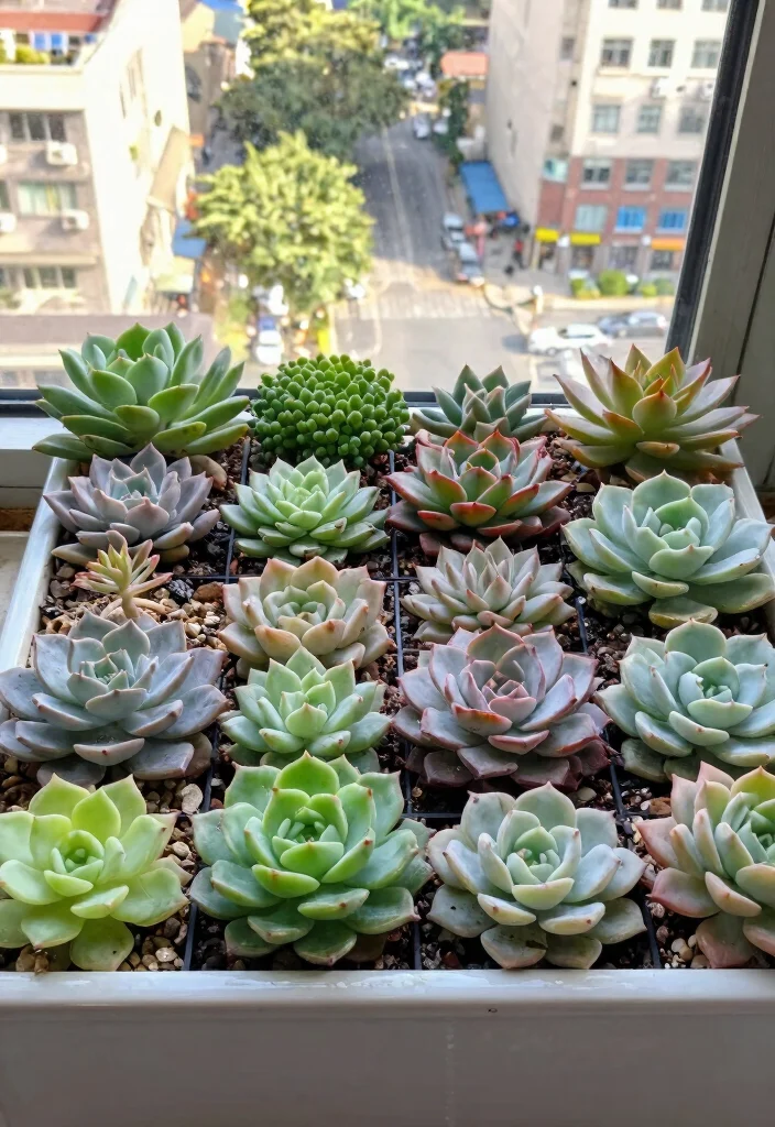 12 Creative Window Box Decorating Ideas by Season 8. Succulent Paradise Drought Resistant Delight 0