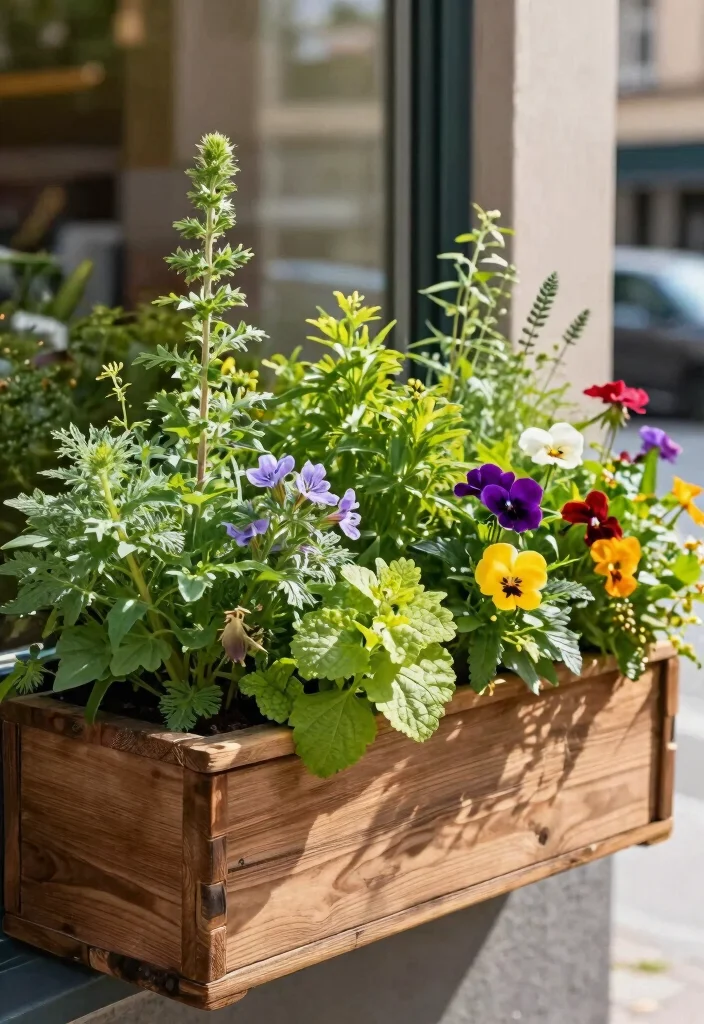 12 Creative Window Box Decorating Ideas by Season 9. Edible Elegance A Culinary Garden 0