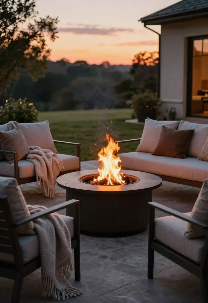 12 Most Stylish Patio Decor Ideas to Impress Your Guests 10. Outdoor Firepits 0