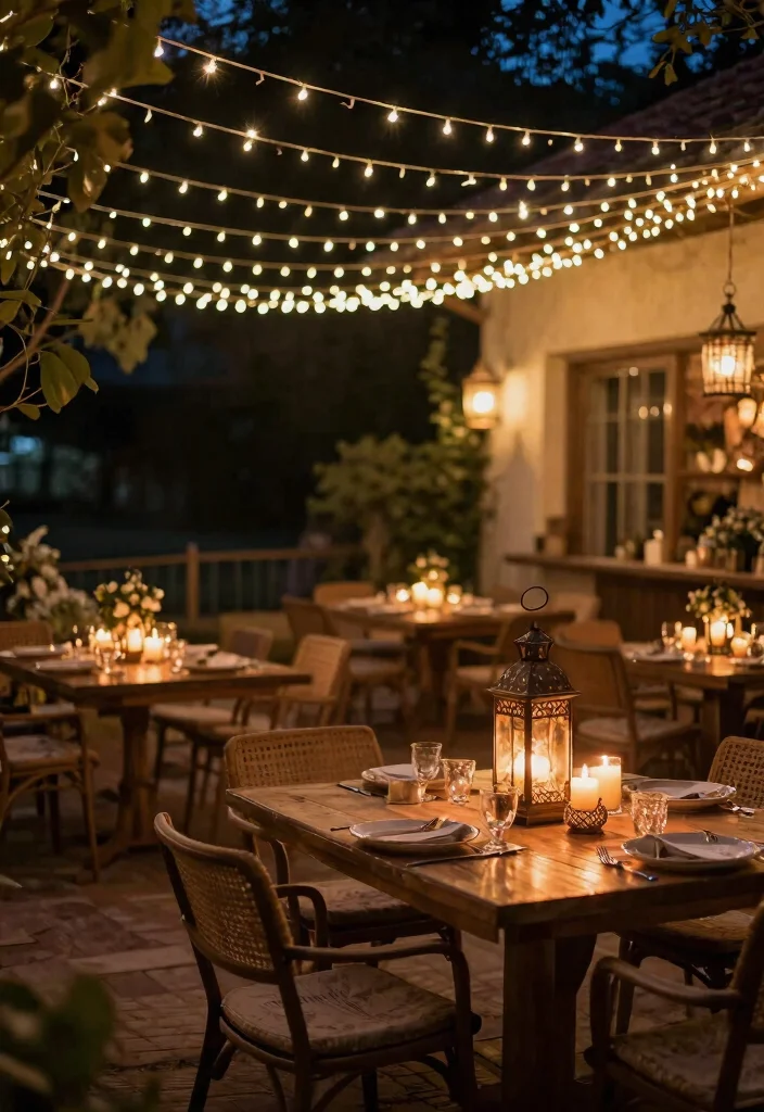 12 Most Stylish Patio Decor Ideas to Impress Your Guests 3. Stunning Outdoor Lighting 0