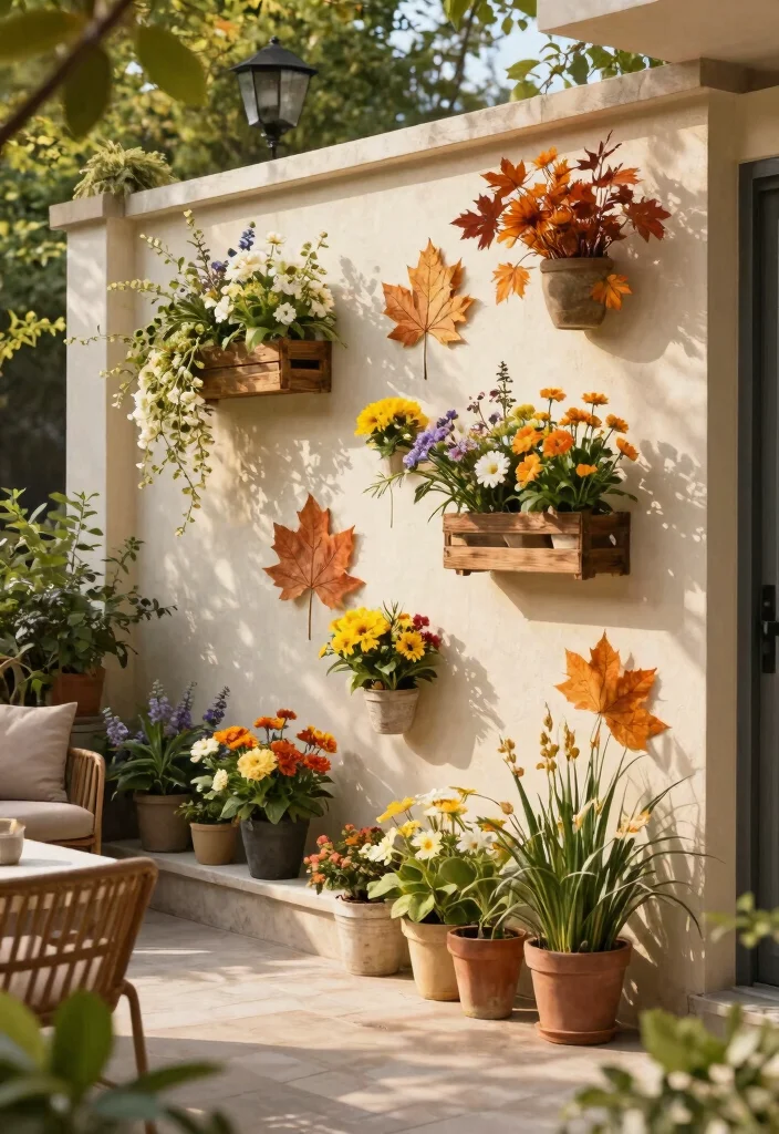 12 Stunning Patio Wall Decor Ideas to Personalize Your Space 10. Seasonal Decor Swaps 0