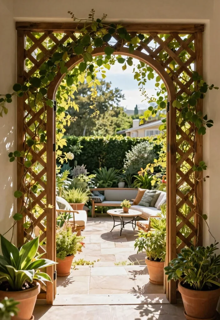 12 Stunning Patio Wall Decor Ideas to Personalize Your Space 8. Frame Your Garden View 0