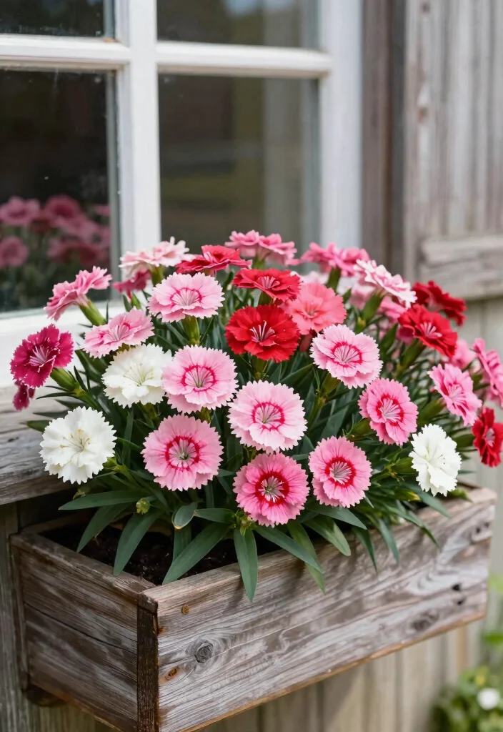 12 Top Window Box Flowers Ranked by Beauty and Bloom 10. Dianthus The Cottage Charmers 0