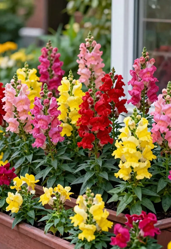12 Top Window Box Flowers Ranked by Beauty and Bloom 11. Snapdragons The Whimsical Giants 0
