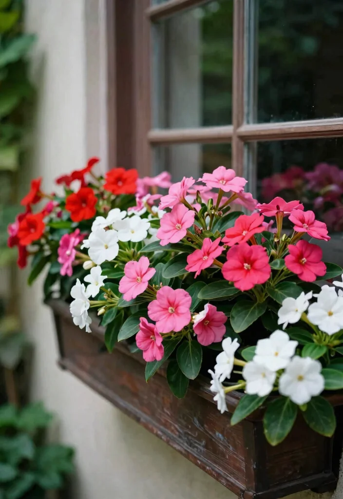 12 Top Window Box Flowers Ranked by Beauty and Bloom 5. Impatiens The Shade Lovers 0