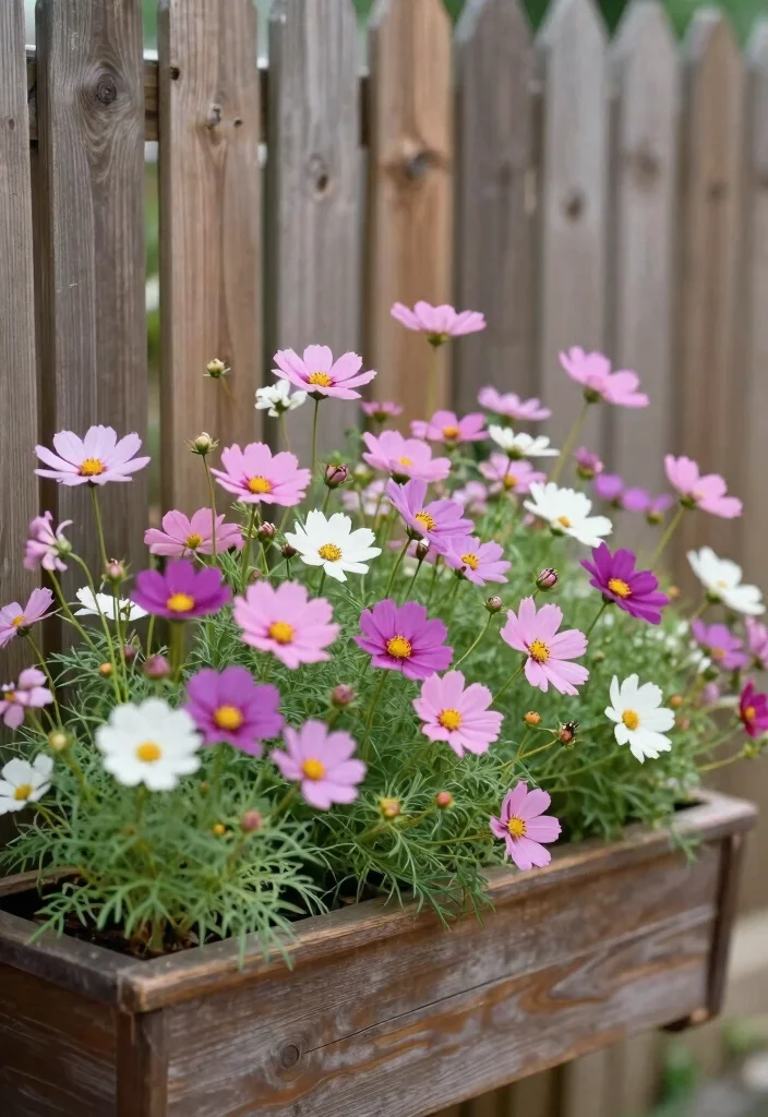 12 Top Window Box Flowers Ranked by Beauty and Bloom 8. Cosmos The Bohemian Bloomers 0