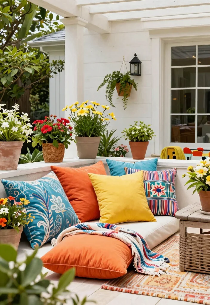 13 Contemporary Cement Patio Ideas and Decor Transformations 13. Seasonal Decor Updates 0