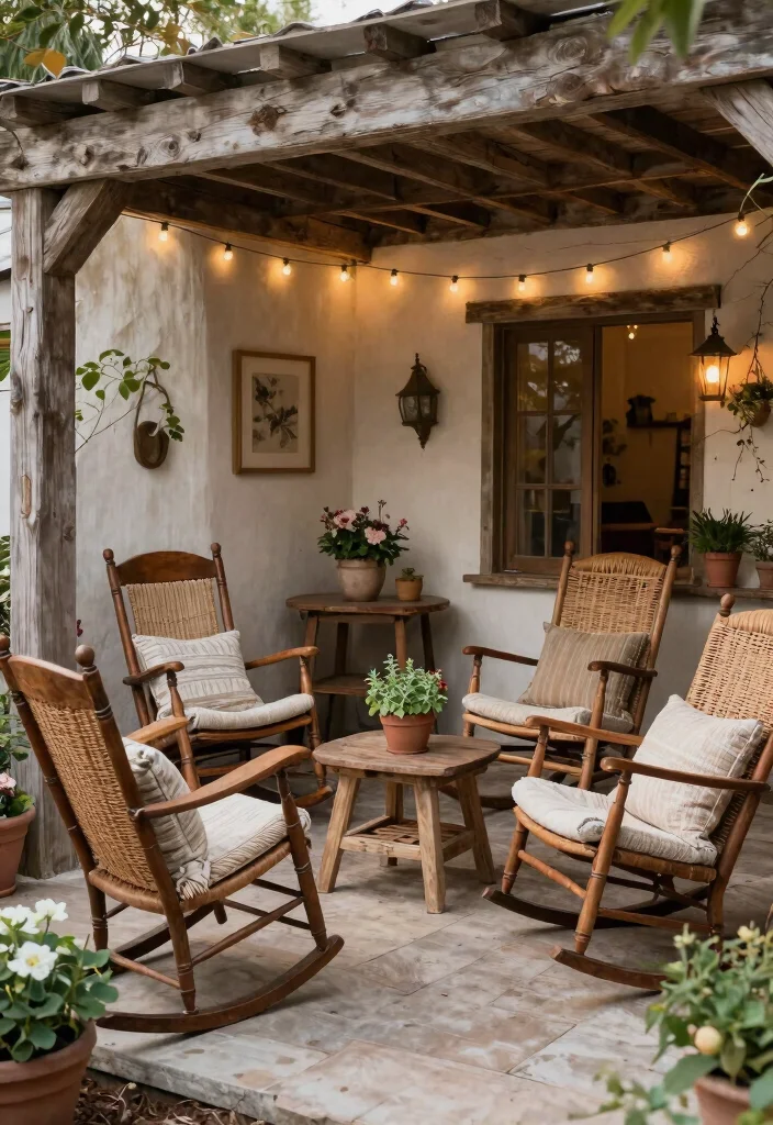 13 Contemporary Cement Patio Ideas and Decor Transformations 7. Rustic Charm 0
