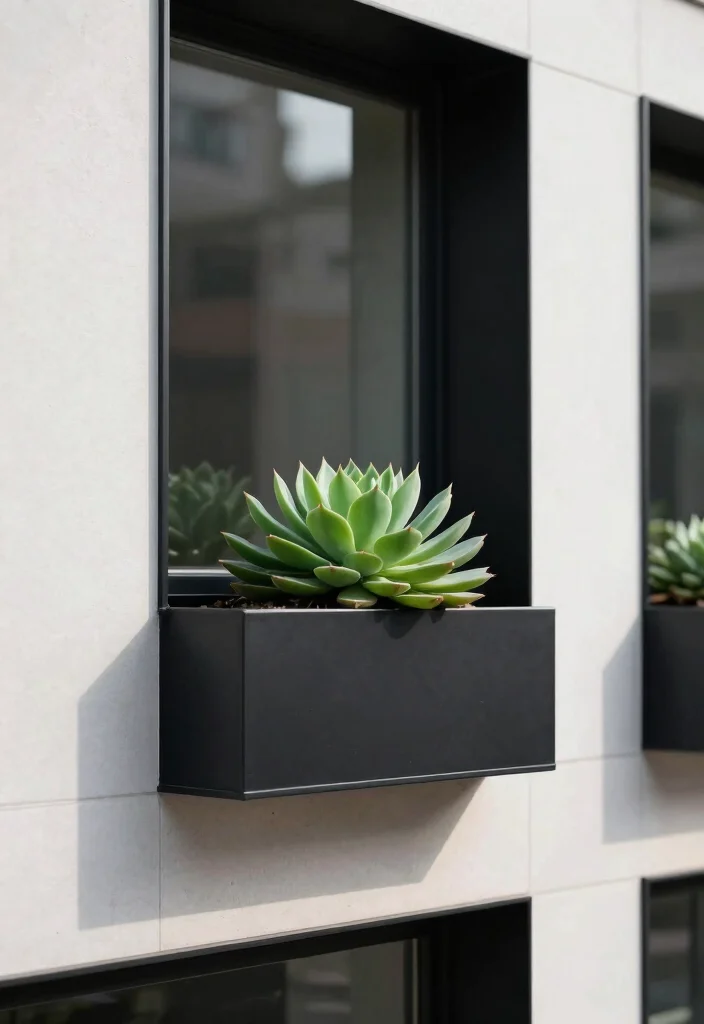 15 Amazing Window Box Design Photos for Your Home 2. Modern Minimalism 0