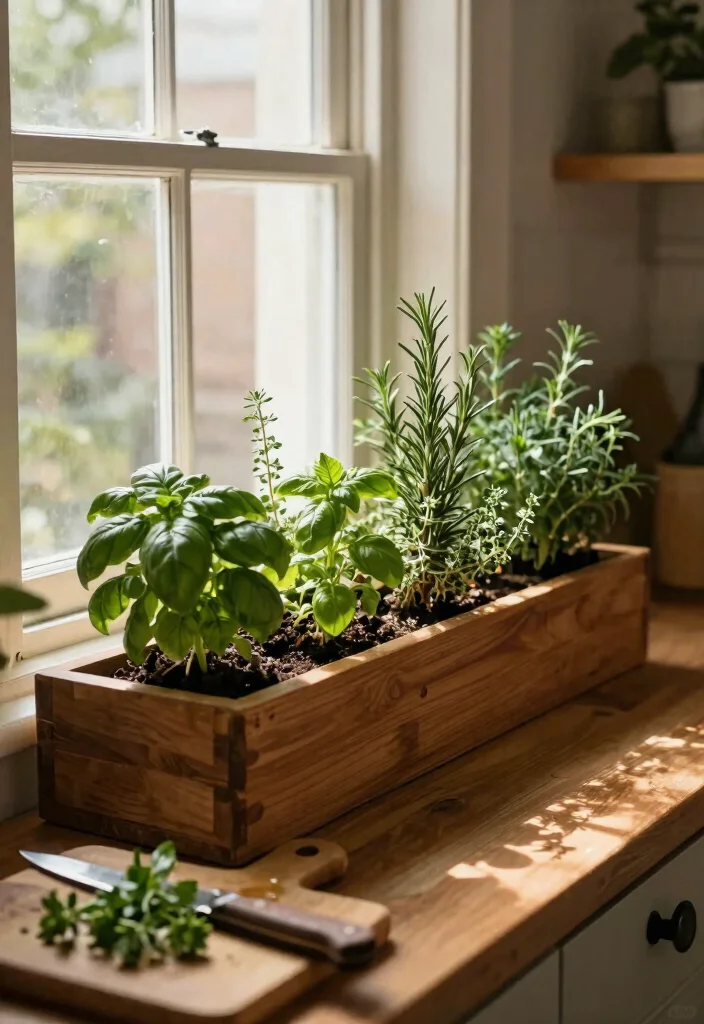 15 Amazing Window Box Design Photos for Your Home 3. Herbal Haven 0
