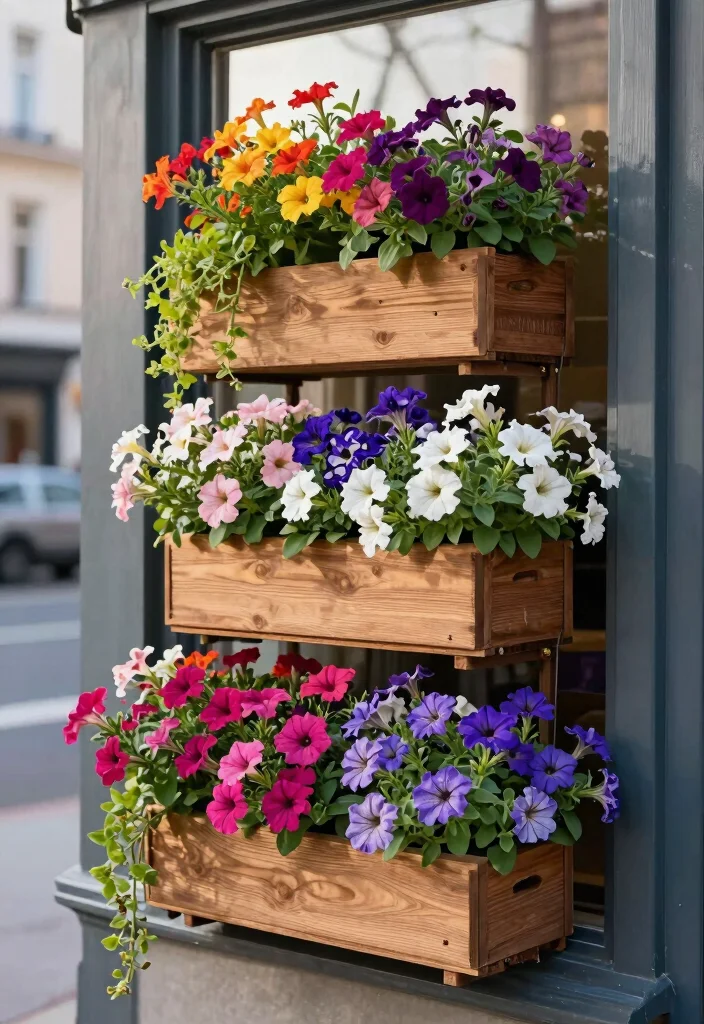 15 Amazing Window Box Design Photos for Your Home 4. Vibrant Vertical Gardens 0