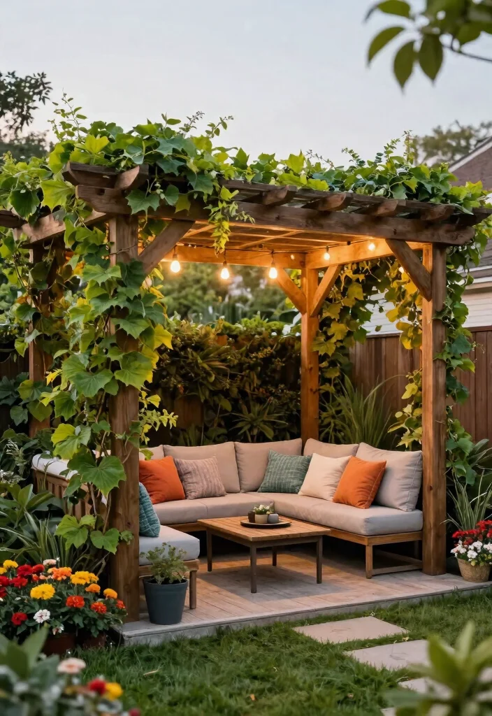 15 Beautiful Backyard Awning Ideas for Every Home Style 3. Wooden Pergolas 0
