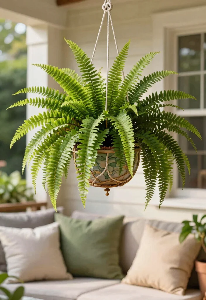 15 Best Plants for Patio Decor That Are Easy to Care For 11. Boston Fern 0