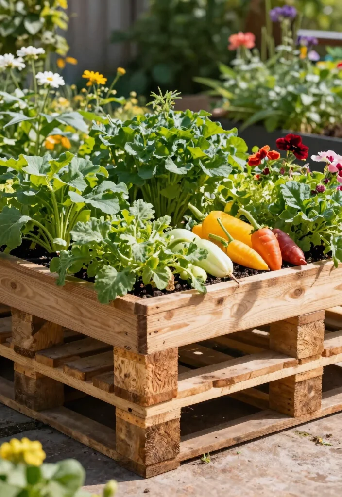 15 Creative Window Planter Box Ideas for a DIY Look 3. Upcycled Pallet Planter 0