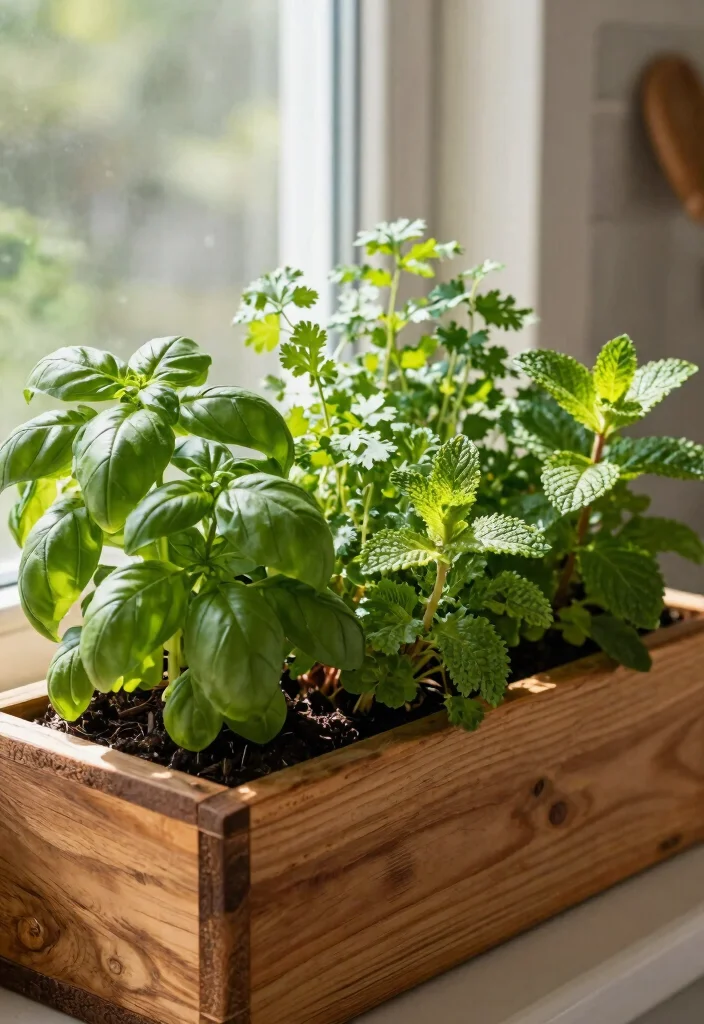 15 Most Colorful Window Box Ideas to Brighten Your Day 11. Aromatic Herb Box 0