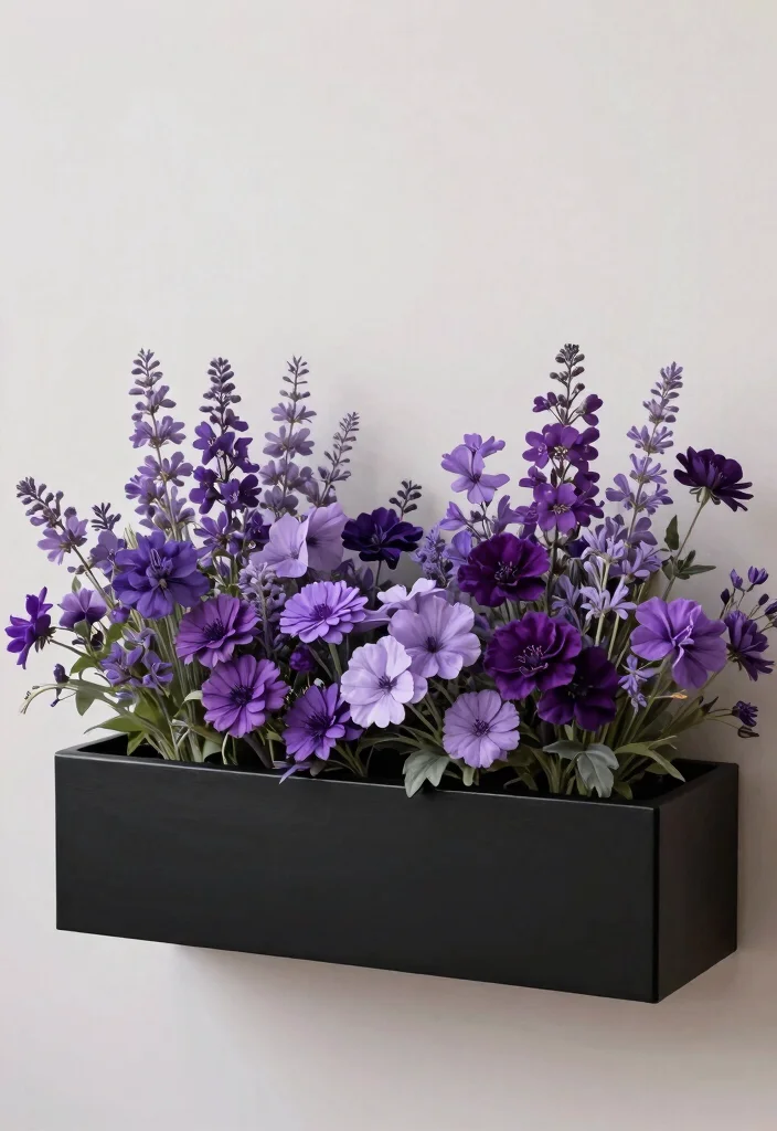 15 Most Colorful Window Box Ideas to Brighten Your Day 7. Bold Monochrome 0