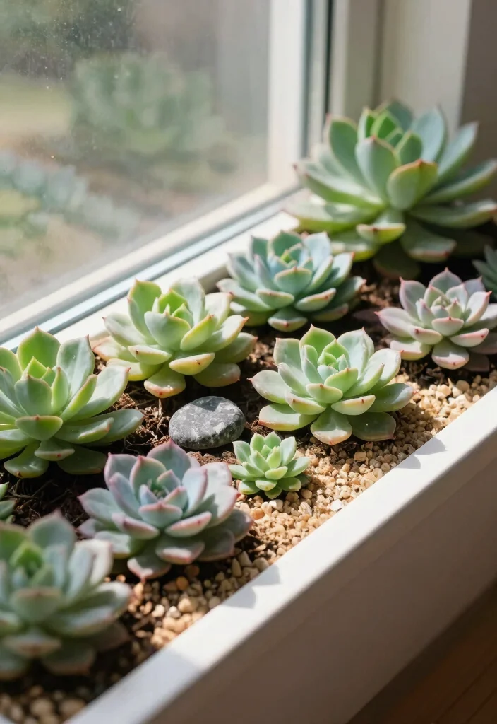 15 Most Colorful Window Box Ideas to Brighten Your Day 9. Elegant Succulent Display 0