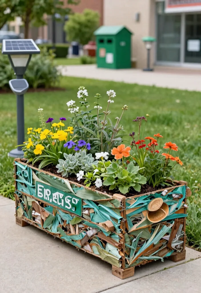 15 Stunning Window Flower Box Ideas for Instant Curb Appeal 15. Eco Friendly Flower Boxes 0