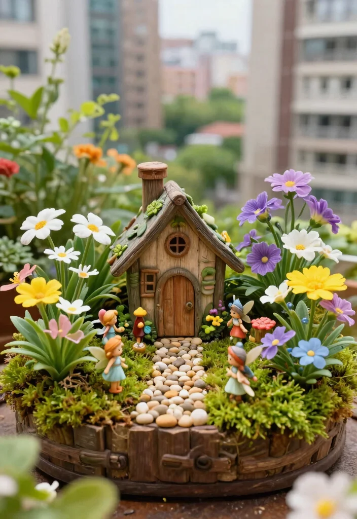 15 Stunning Window Flower Box Ideas for Instant Curb Appeal 6. Whimsical Fairy Garden Boxes 0