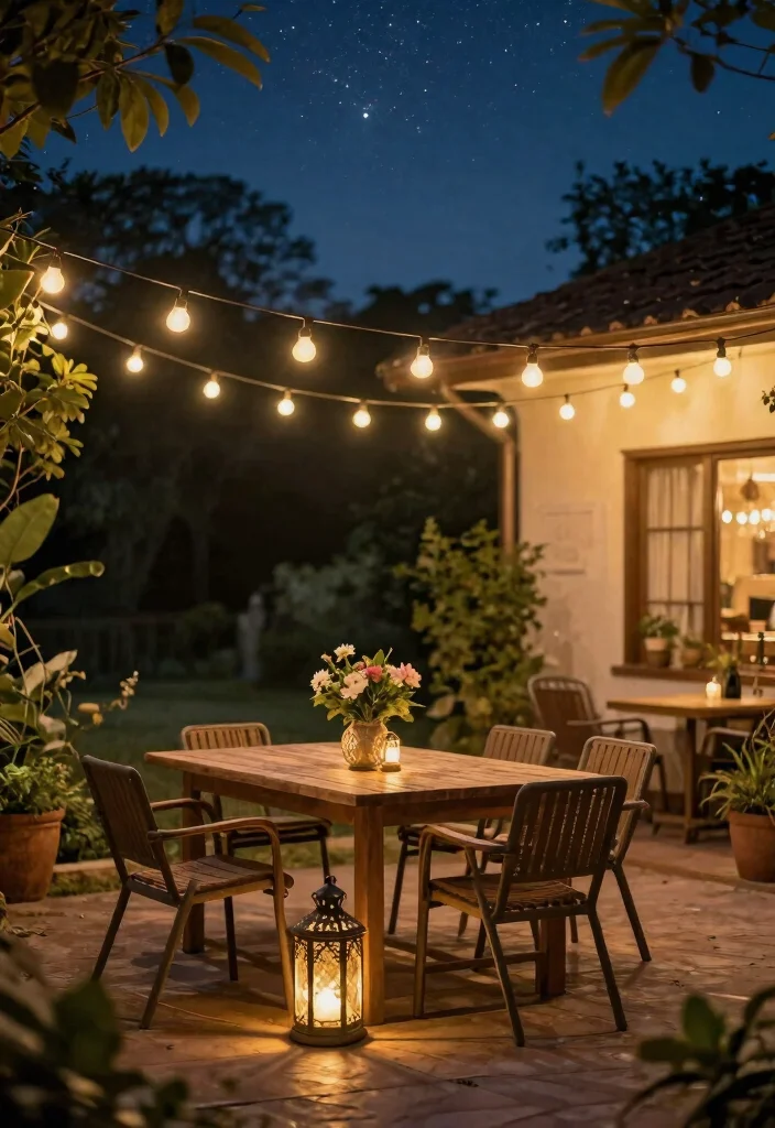 15 Trendy Patio Furniture Decor Ideas for Maximum Comfort 9. Solar Powered Outdoor Lighting 0