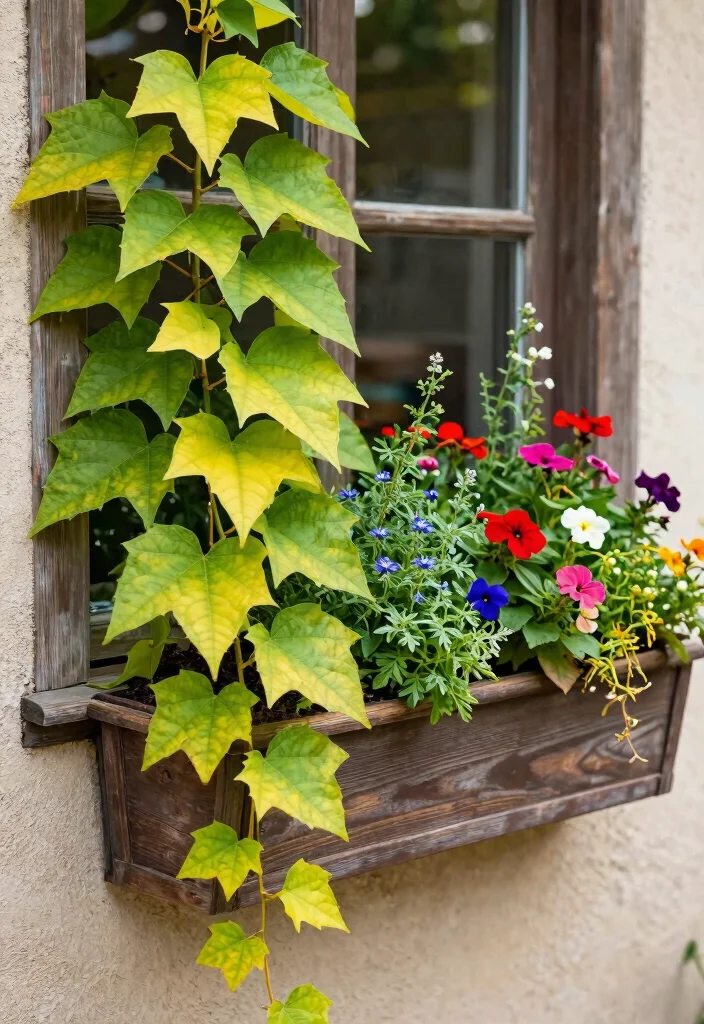20 Best Window Box Ideas Every Gardener Needs to See 16. Sweet Potato Vine Drama 0