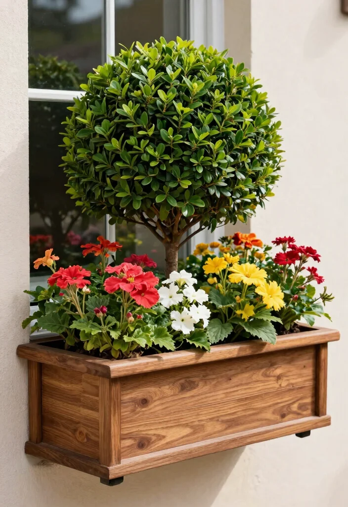 20 Best Window Box Ideas Every Gardener Needs to See 17. Classic Boxwood 0