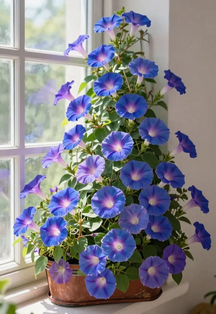 20 Best Window Box Ideas Every Gardener Needs to See 19. Morning Glory Magic 0