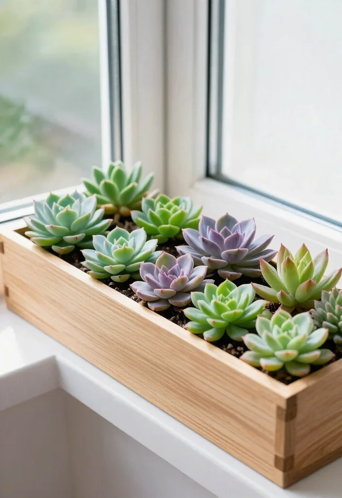 20 Best Window Box Ideas Every Gardener Needs to See 2. Succulent Paradise 0