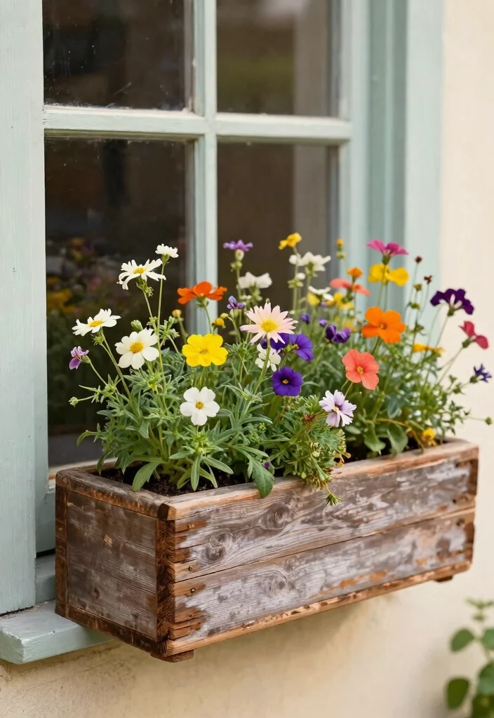 20 Best Window Box Ideas Every Gardener Needs to See 8. Rustic Charm 0