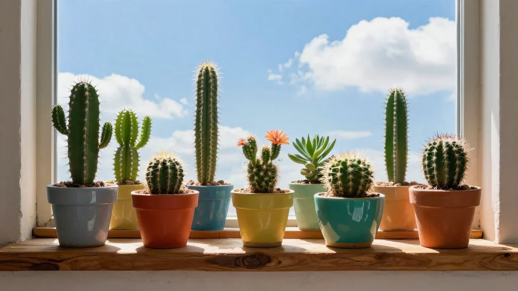 6 Desert Style Cactus Window Box Ideas for Heat