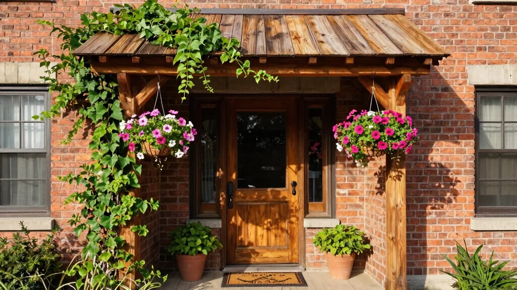 7 Best Front Door Awning Ideas for Brick Houses